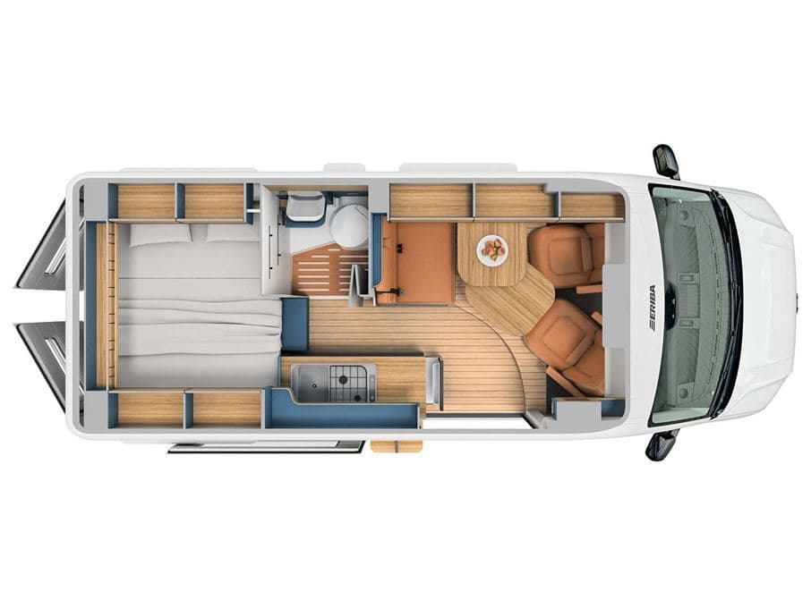 Eriba Car 600 Indium Grey Aut - miniature 1