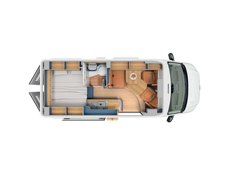 Eriba Car 600 Indium Grey POP UP - miniature 1